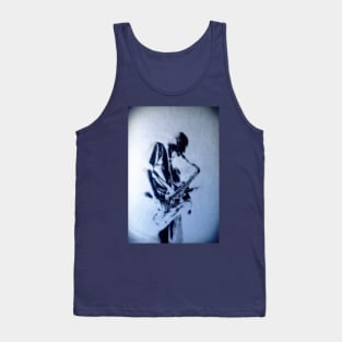 Sax Music Poster Tank Top